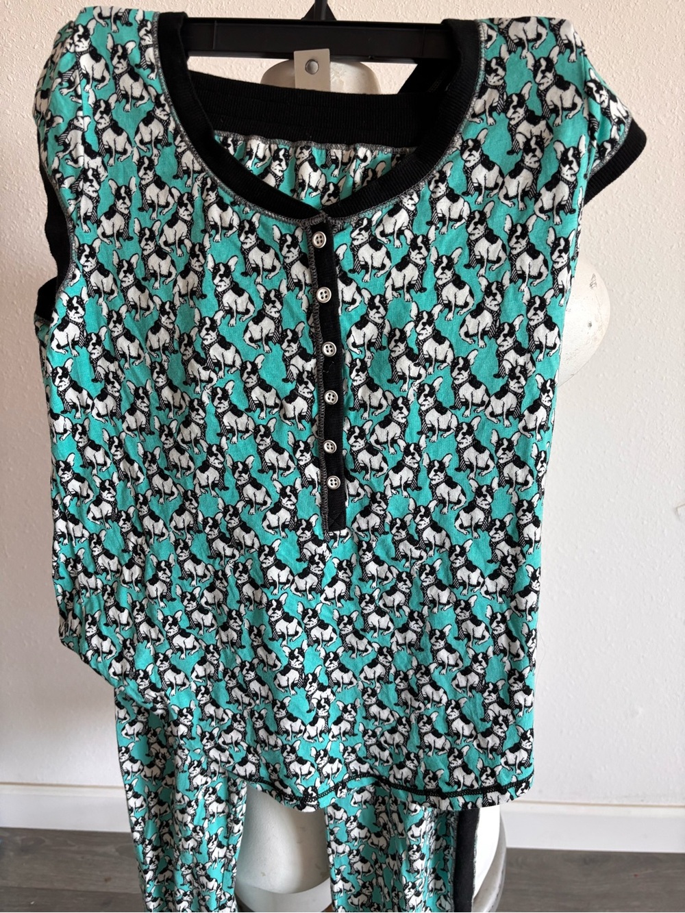 Kenzie French Bulldog Pajama Set - Picture 3 of 7